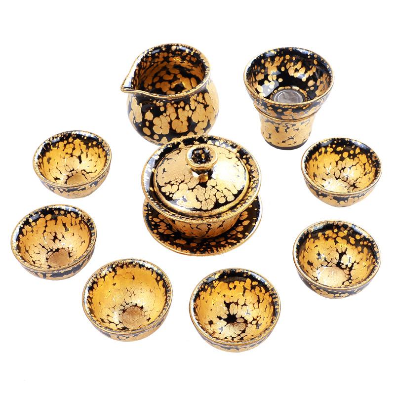 黄金のティーセット