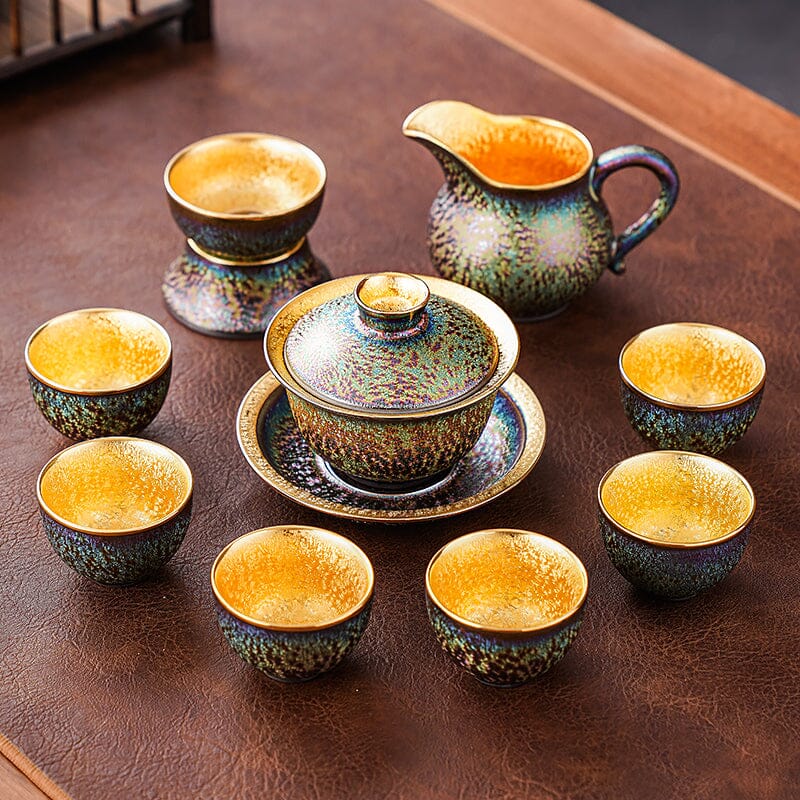Magical Golden Tea Set