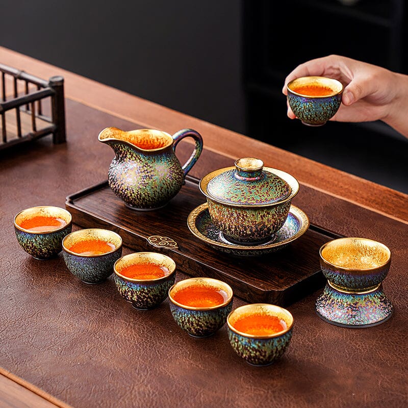 Magical Golden Tea Set
