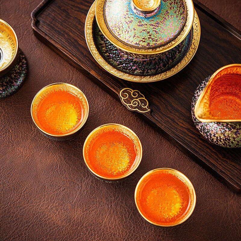 Magical Golden Tea Set