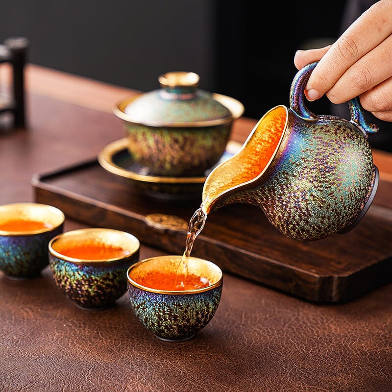 Magical Golden Tea Set