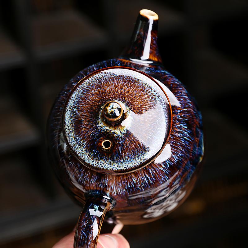 金孔雀ティーポット