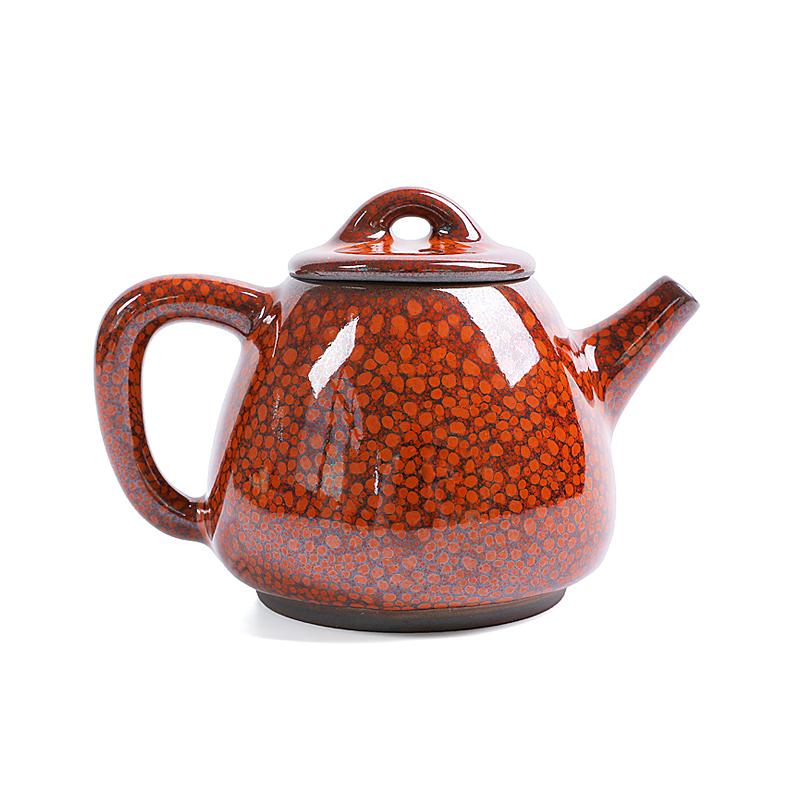 Orange teapot