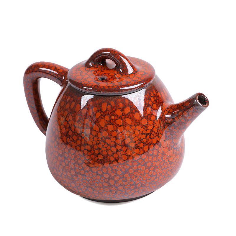 Orange teapot