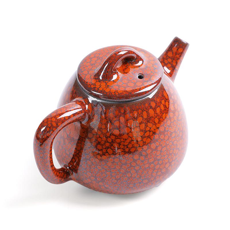 Orange teapot